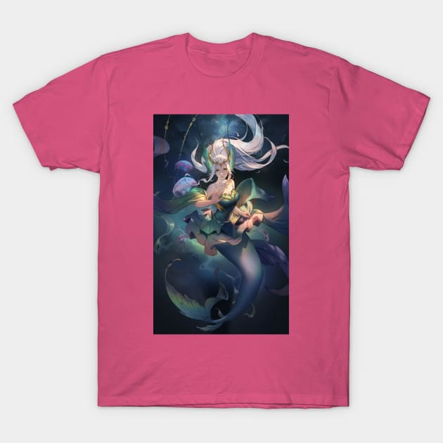 Dark Mermaid T-Shirt by EvoComicsInc